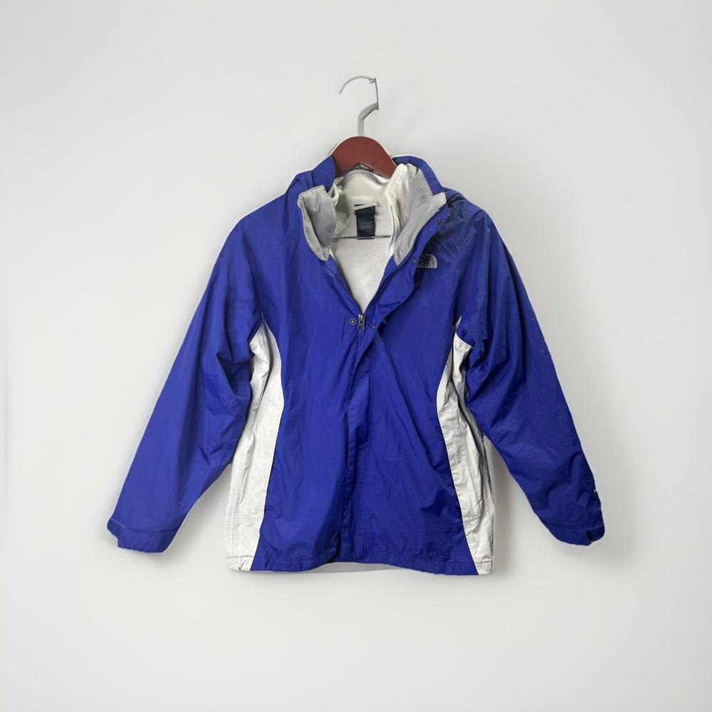 The North Face Girls L 14/16 Purple Hyvent 3-n-1 Winter Ski Fleeced Lined Jacket